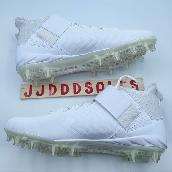 Nike Air Jordan Alpha Menace Pro 2 Mid SMU P Football Cleats CV1676-103 Sz 13.5 - Picture 9 of 10